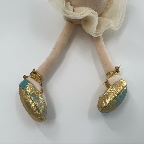 Jellycat Swan Stuffed Animal with Gold and Cream Accents - Picture 2 of 6